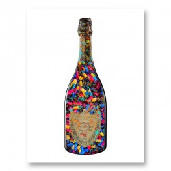 DP Addict Splatter Champagne Art Print