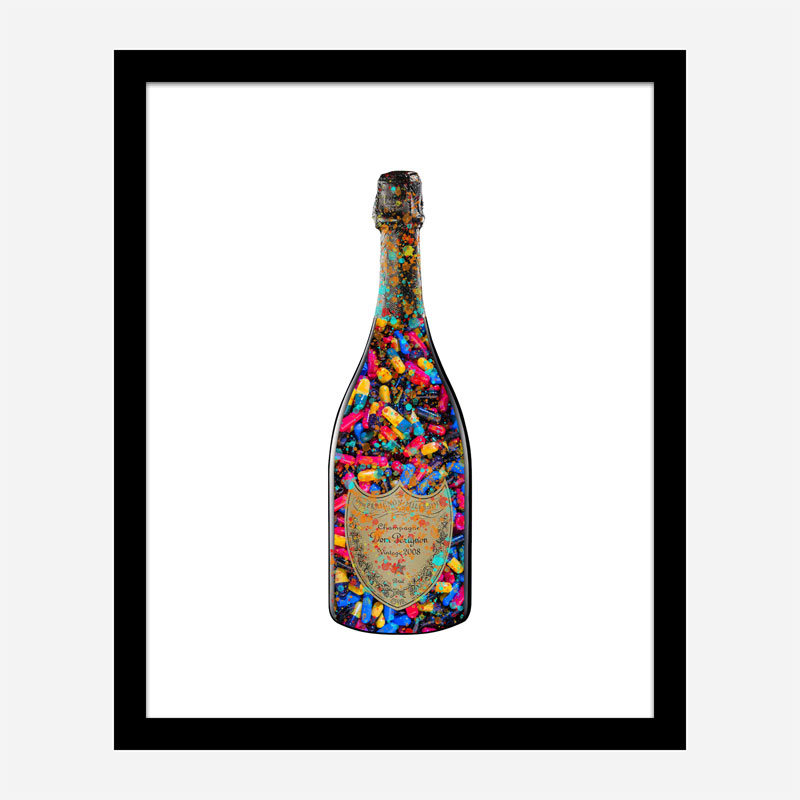 DP Addict Splatter Champagne Art Print