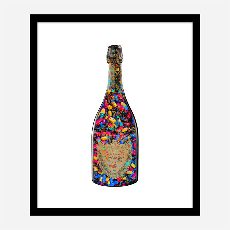 DP Addict Splatter Champagne Art Print