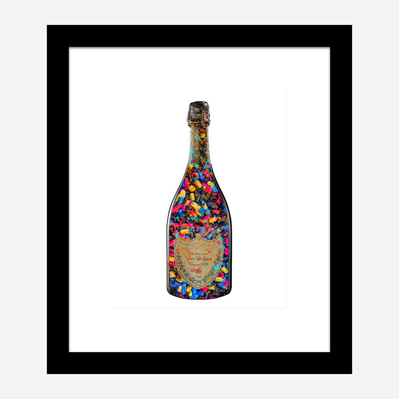 DP Addict Splatter Champagne Art Print