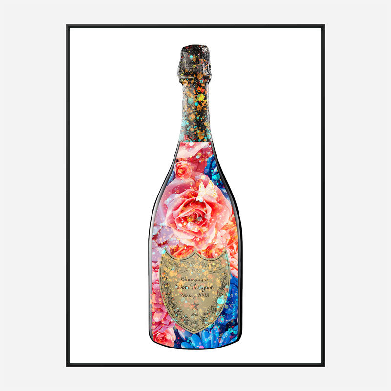 DP Flowers Champagne Art Print