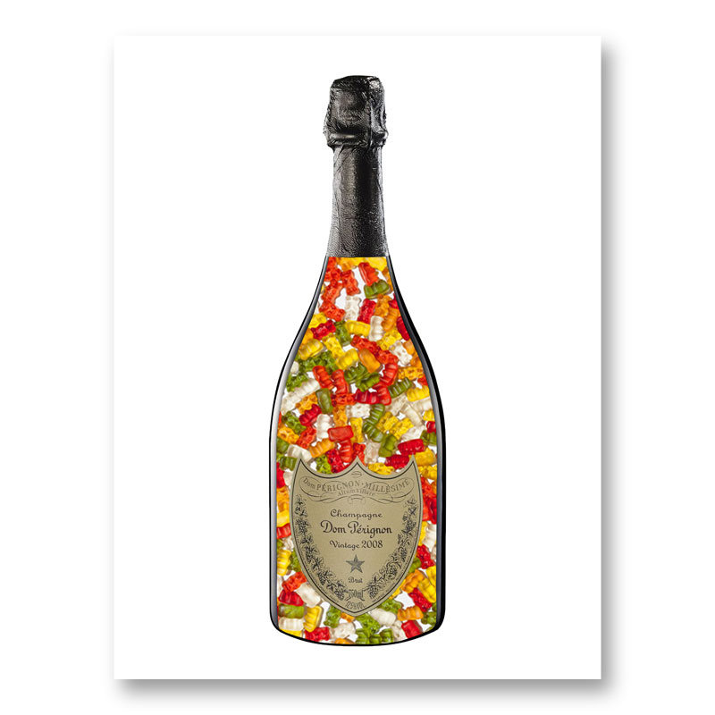 DP Gummy Bears Champagne Art Print