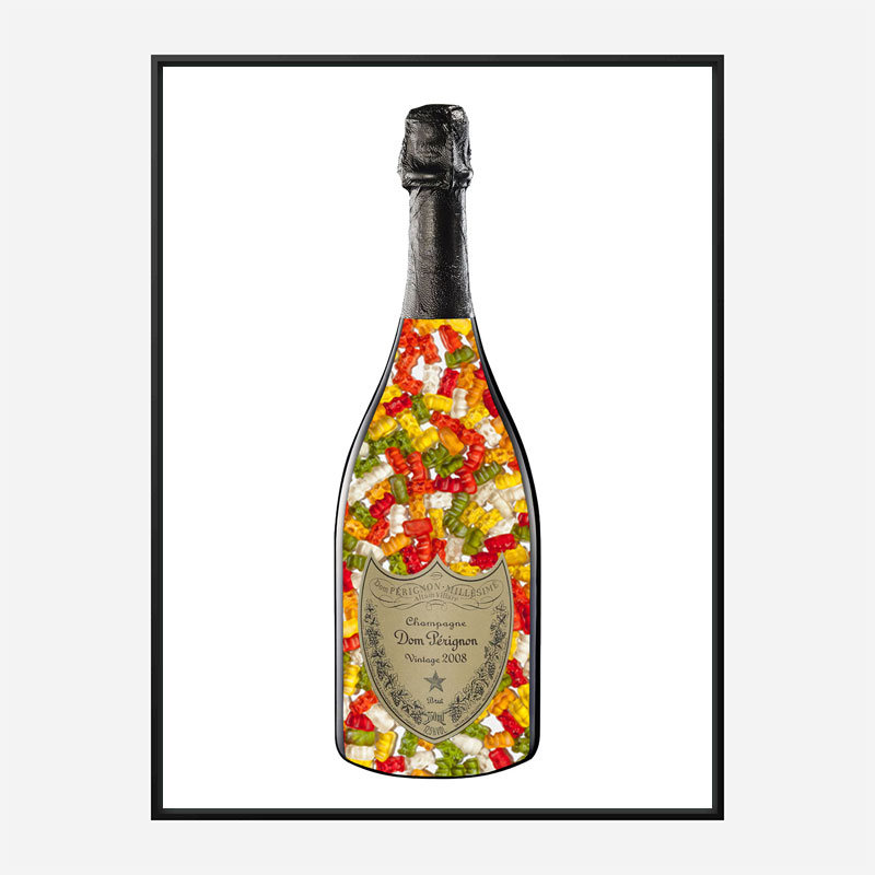 DP Gummy Bears Champagne Art Print