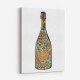 DP Pollock Splatter Champagne Art Print