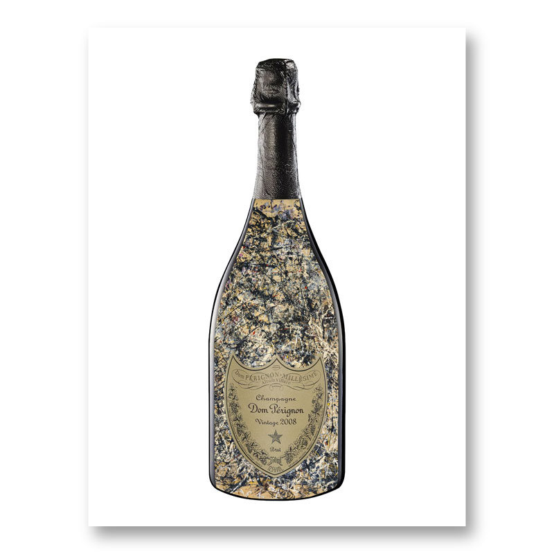 DP Pollock Champagne Art Print