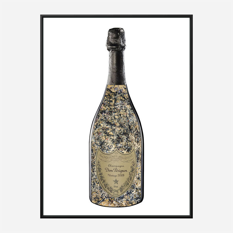 DP Pollock Champagne Art Print