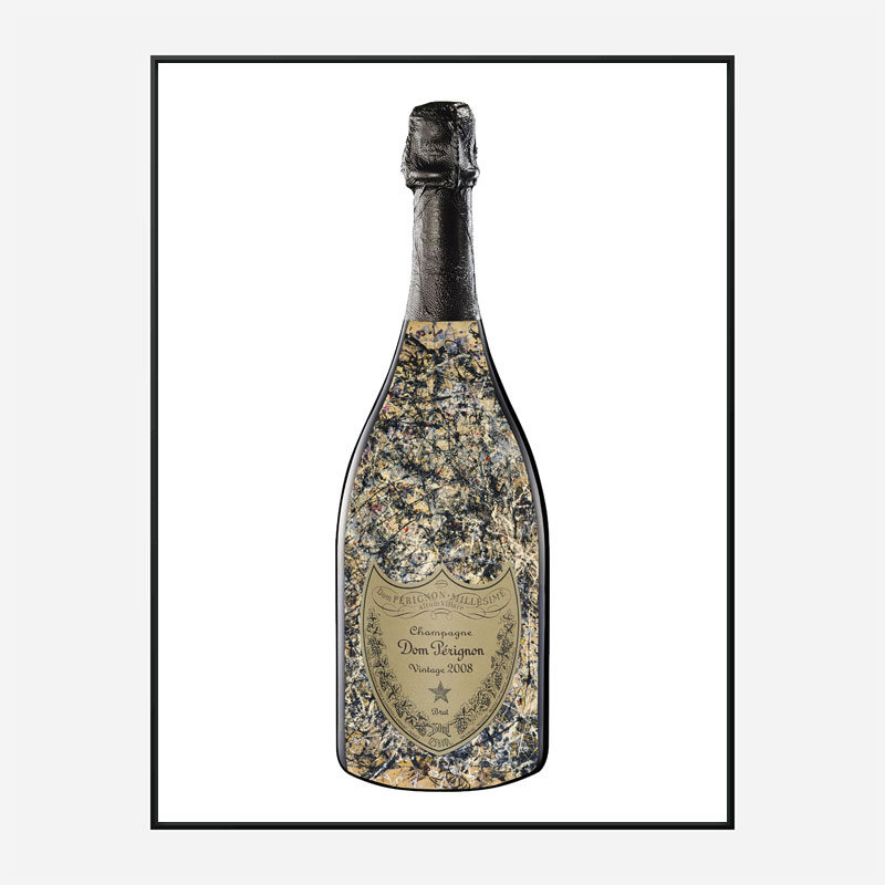 DP Pollock Champagne Art Print