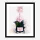 Krug Rose Abstract Champagne Art Print