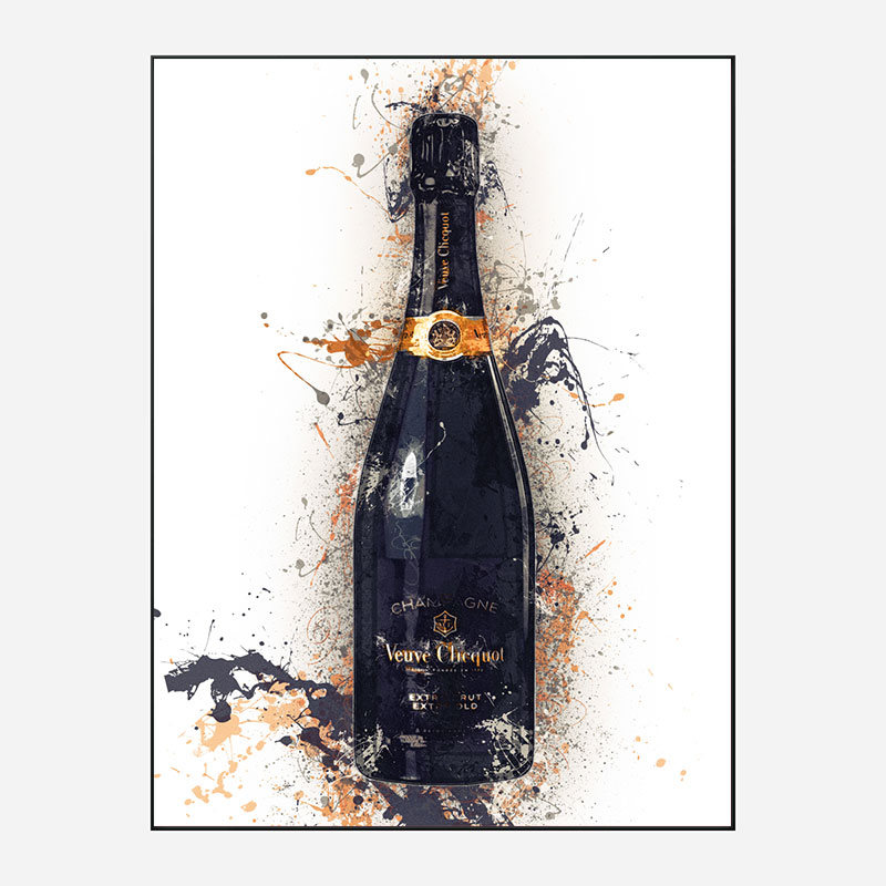 Veuve Clicquot Extra Brut Champagne Art Print