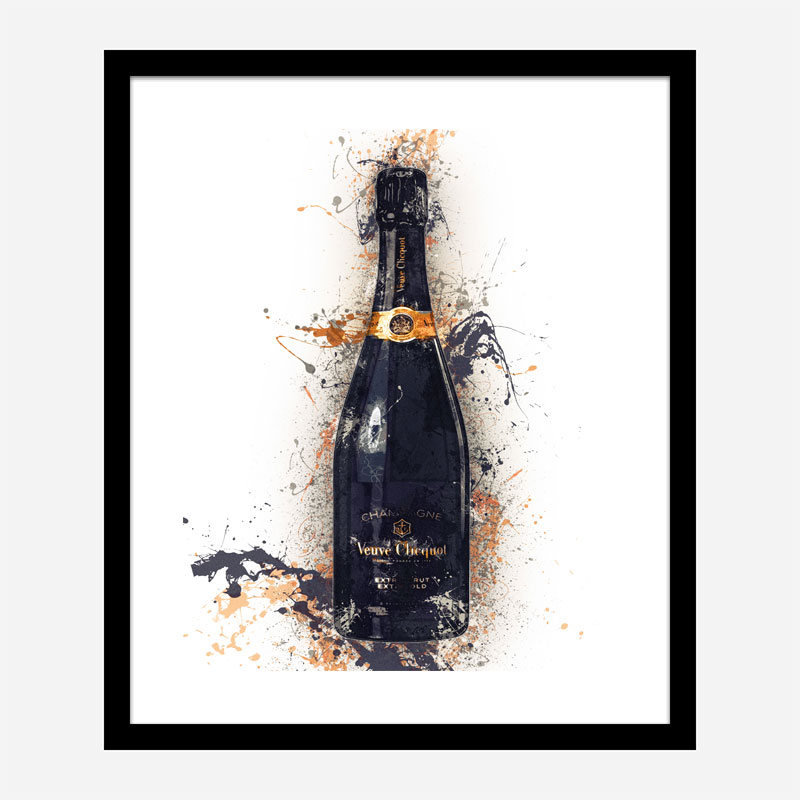 Veuve Clicquot Extra Brut Champagne Art Print