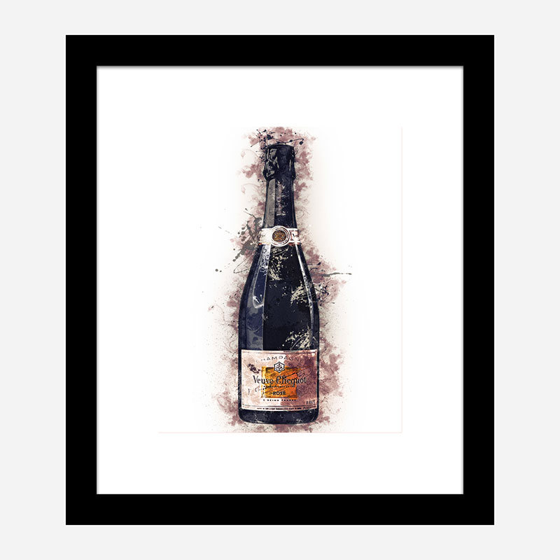 Veuve Clicquot Rose Champagne Art Print