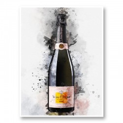 Veuve Clicquot Rose Champagne Art Print