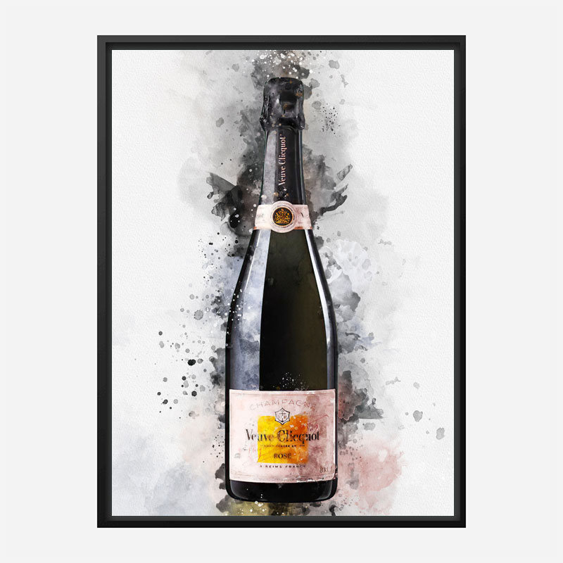 Veuve Clicquot Rose Champagne Art Print