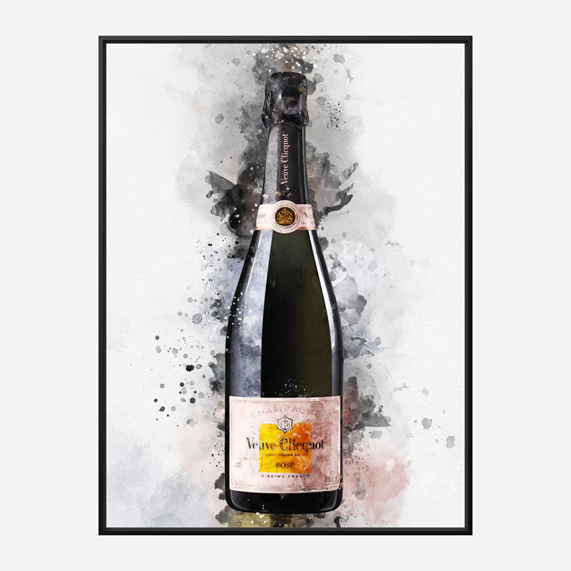 Veuve Clicquot Rose Champagne Art Print