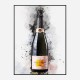 Veuve Clicquot Rose Champagne Art Print