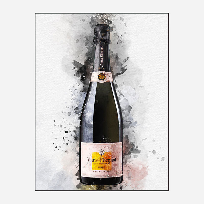 Veuve Clicquot Rose Champagne Art Print