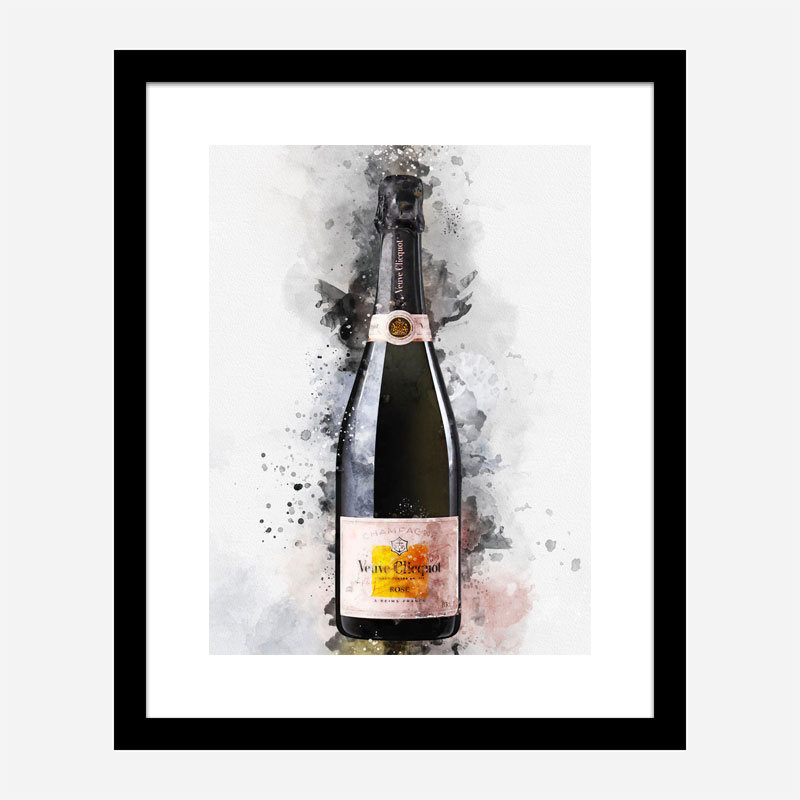 Veuve Clicquot Rose Champagne Art Print