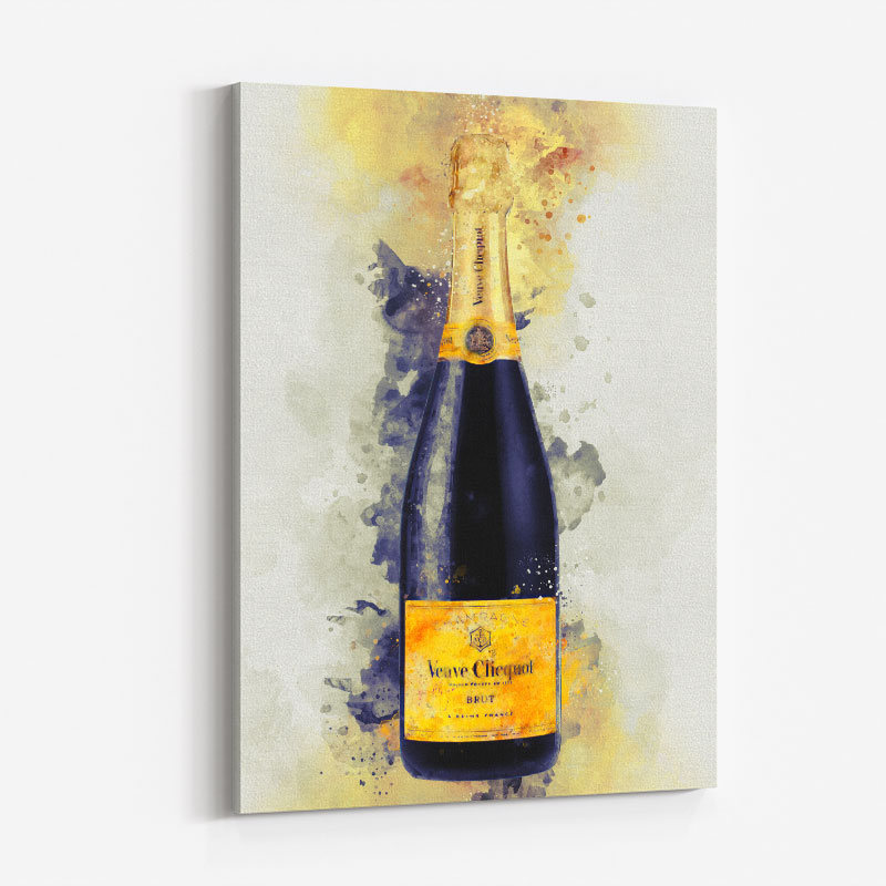 Veuve Clicquot Yellow Label Champagne Art Print