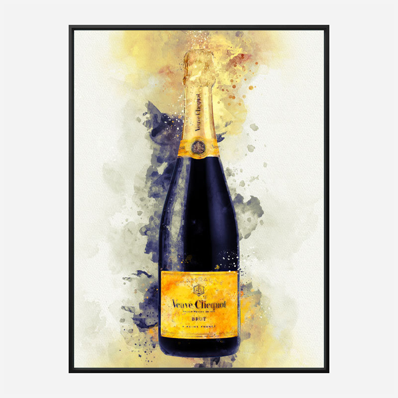 Veuve Clicquot Yellow Label Champagne Art Print