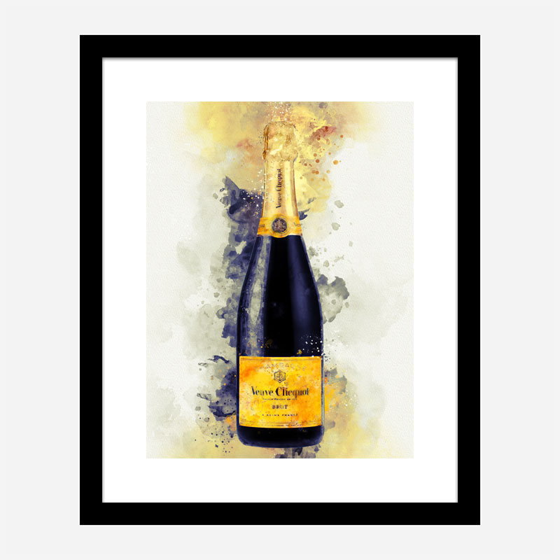 Champagne Veuve Cliquote Brut Yellow Tshirt Design SVG Digit - Inspire  Uplift