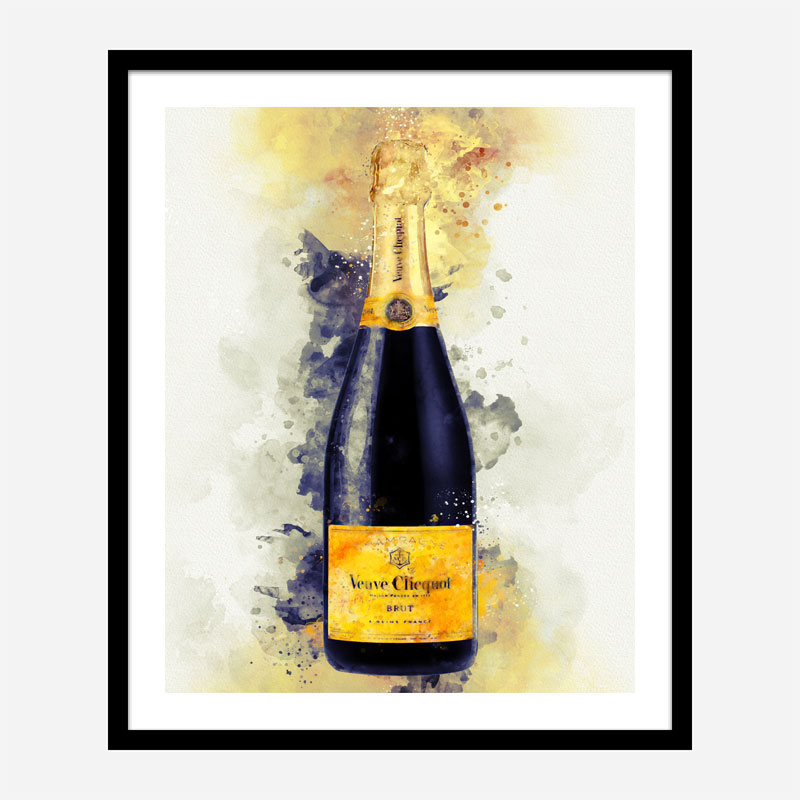 Veuve Clicquot Yellow Label Champagne Art Print