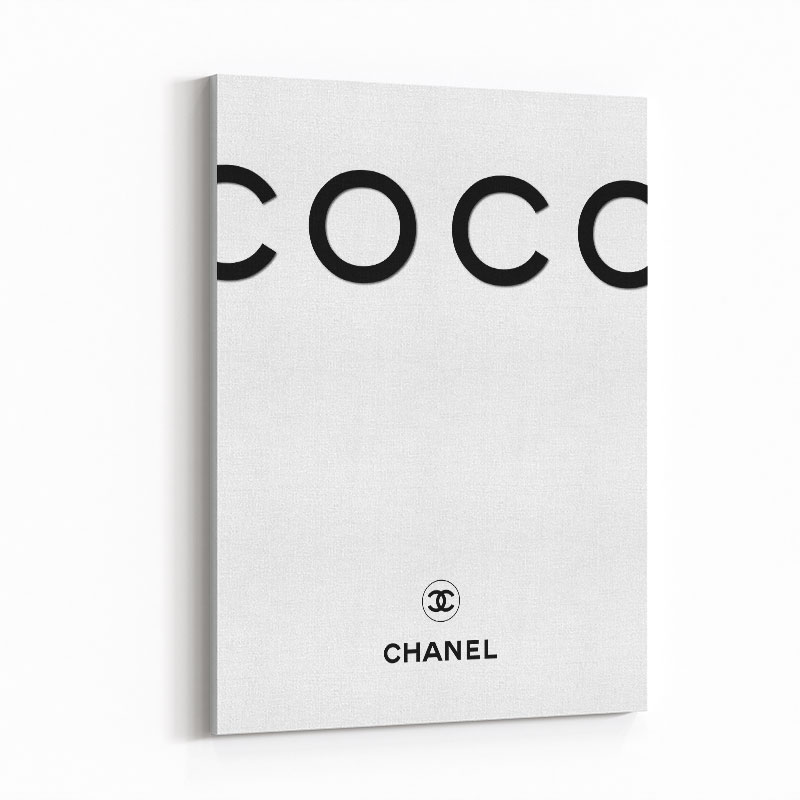 coco chanel wall art canvas