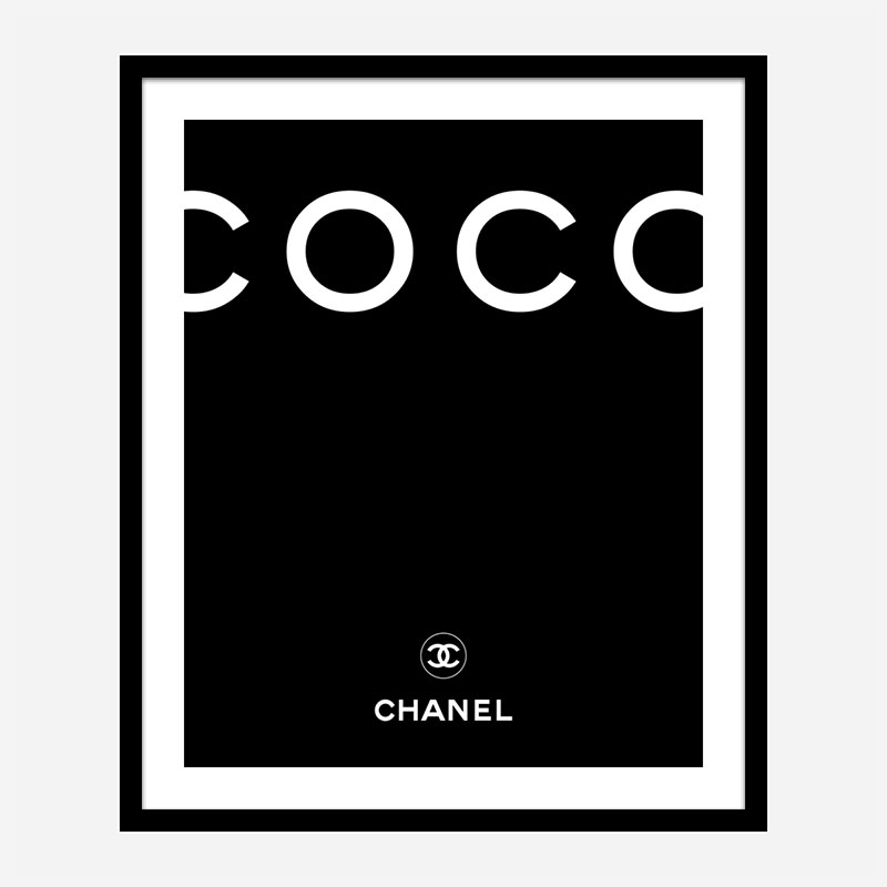 coco chanel fashion wall art