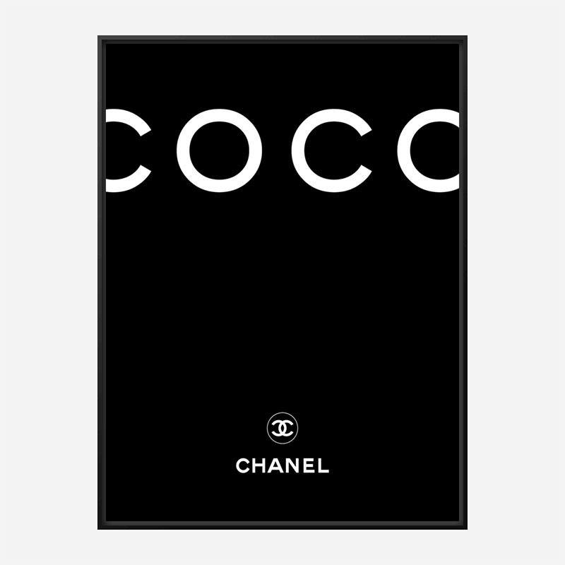 Chanel Black and White Photography Wall Art: Prints, Paintings