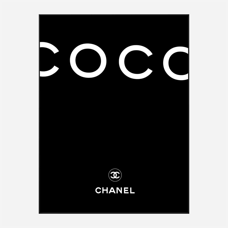 Chanel Logo Fashion Wall Art Print