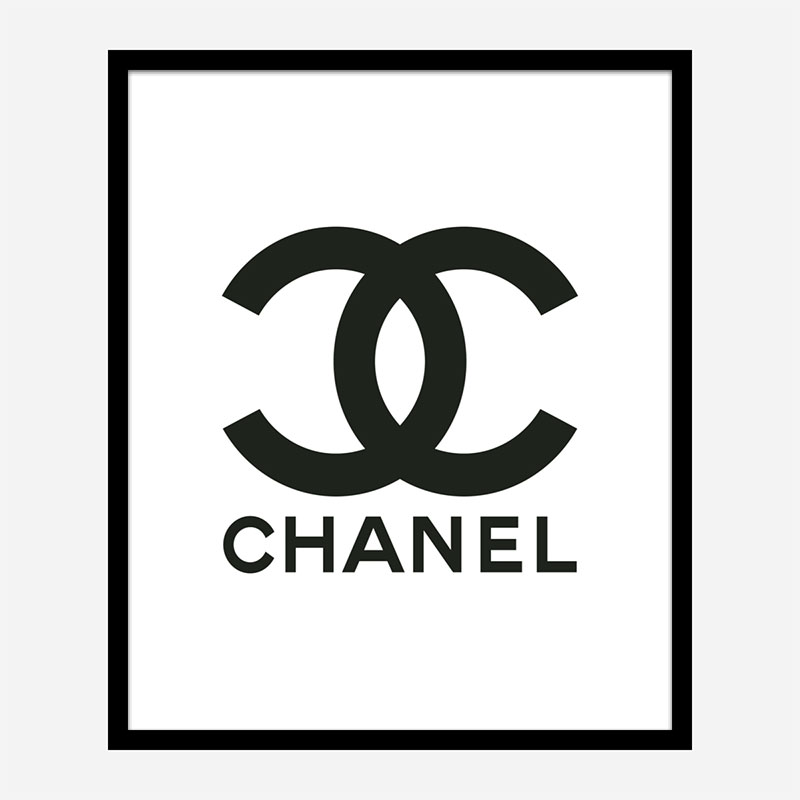 Chanel Logo Wall Art Chanel Logo Wall Art