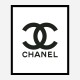 Chanel Logo Wall Art Chanel Logo Wall Art