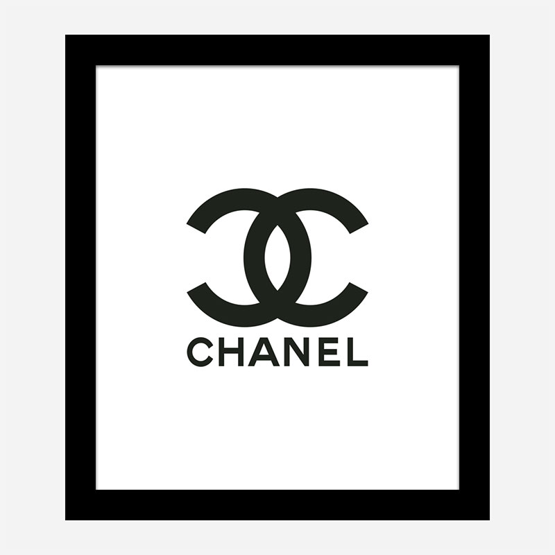 Chanel Logo Wall Art Chanel Logo Wall Art