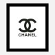 Chanel Logo Wall Art Chanel Logo Wall Art