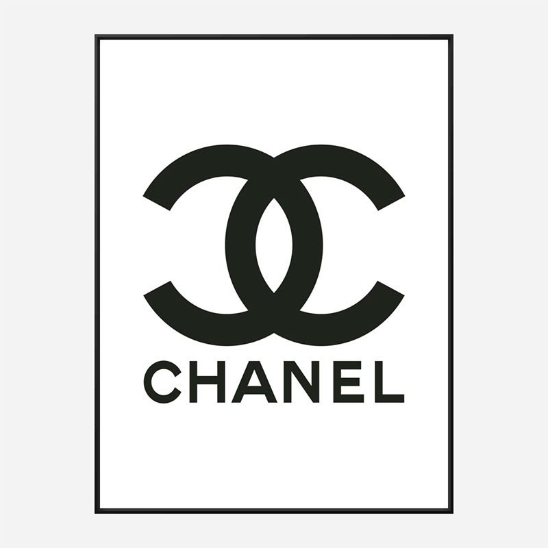 Chanel Logo Wall Art Chanel Logo Wall Art