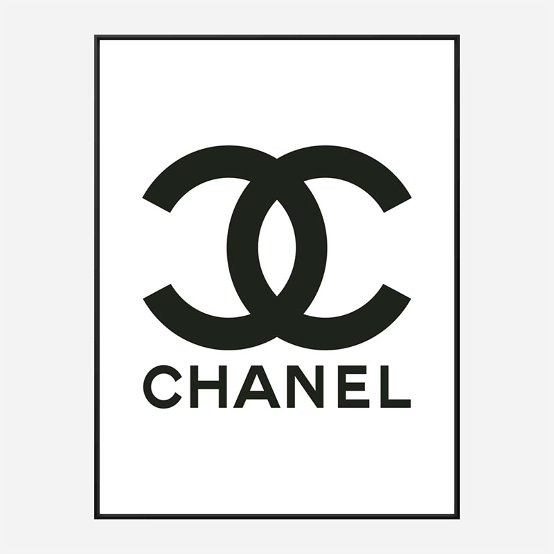 Chanel Logo Wall Art Chanel Logo Wall Art
