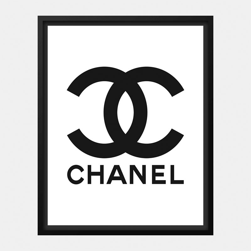 Chanel Logo Wall Art Chanel Logo Wall Art