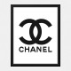Chanel Logo Wall Art