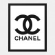 Chanel Logo Wall Art Chanel Logo Wall Art