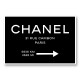 Chanel Rue Cambon Paris Sign Wall Art Chanel Rue Cambon Paris Sign Wall Art