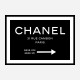 Chanel Rue Cambon Paris Sign Wall Art Chanel Rue Cambon Paris Sign Wall Art