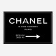 Chanel Rue Cambon Paris Sign Wall Art Chanel Rue Cambon Paris Sign Wall Art
