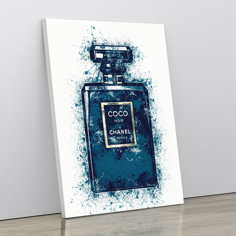 Coco Noir Blue Art Print