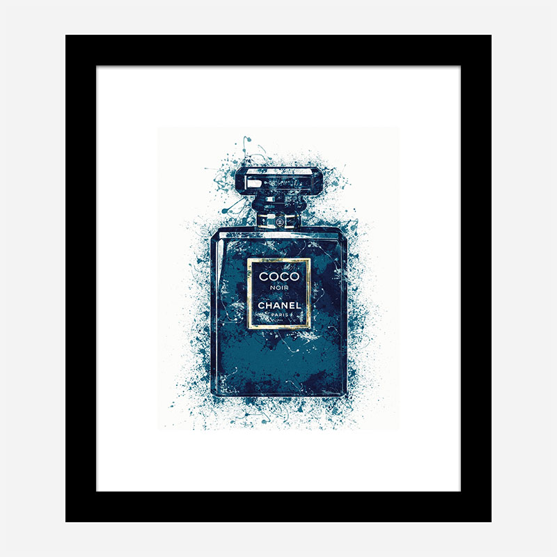 Coco Noir Blue Art Print