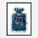 Coco Noir Blue Art Print