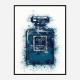 Coco Noir Blue Art Print