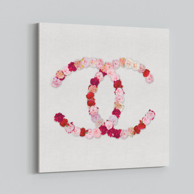 Chanel Flowers Wall Art Print Chanel Flowers Wall Art Print