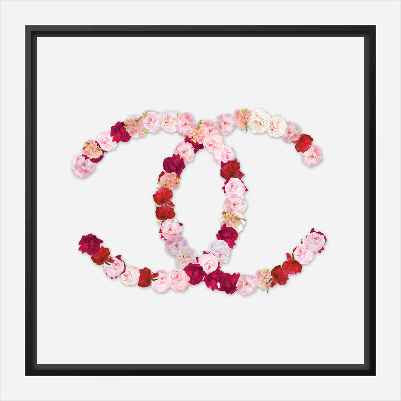 Chanel Flowers Wall Art Print Chanel Flowers Wall Art Print