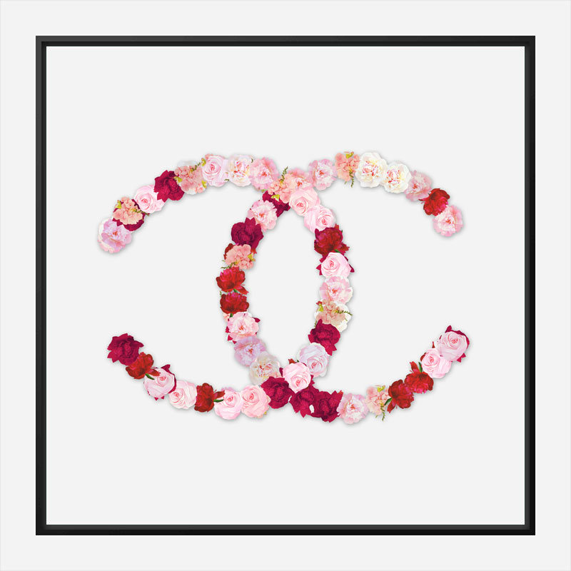 Chanel Flowers Wall Art Print Chanel Flowers Wall Art Print