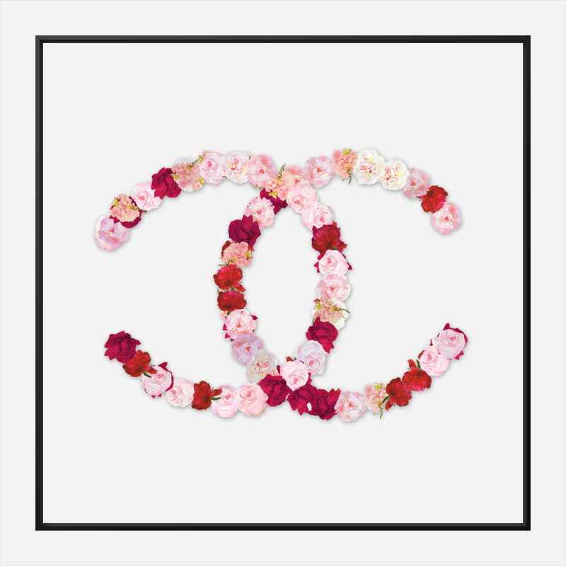 Chanel Flowers Wall Art Print Chanel Flowers Wall Art Print