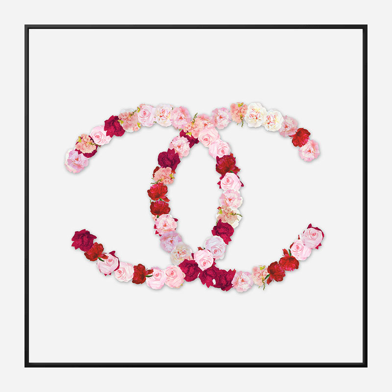 Chanel Flowers Wall Art Print Chanel Flowers Wall Art Print